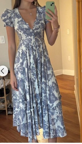 Love Shack Fancy Maxi Floral Dress