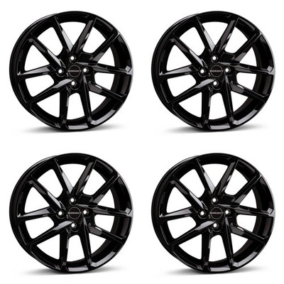 4 Borbet Wheels N 7.0x17 ET35 4x98 SW for Fiat 500 500 Abarth 500 Cabrio Brava B