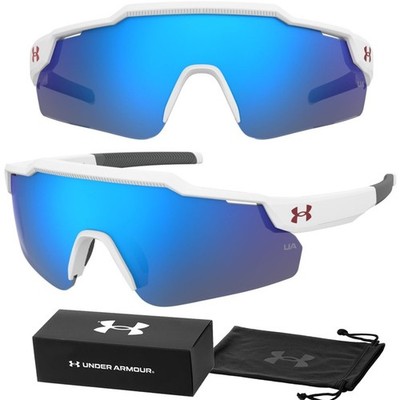 New UNDER ARMOUR UA LEVELUP Jr Sport Wrap Around Teen/Youth Sunglasses Blue WWC