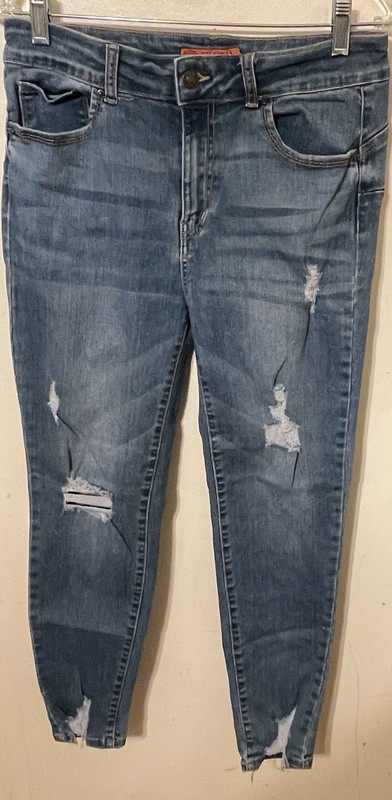 Wax Jean Collection Denim Jeans  Women  Size 13/31 Distressed 