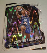 2025 Panini WNBA Prizm Courtney Williams White Seismic #69 Minnesota Lynx 🏀