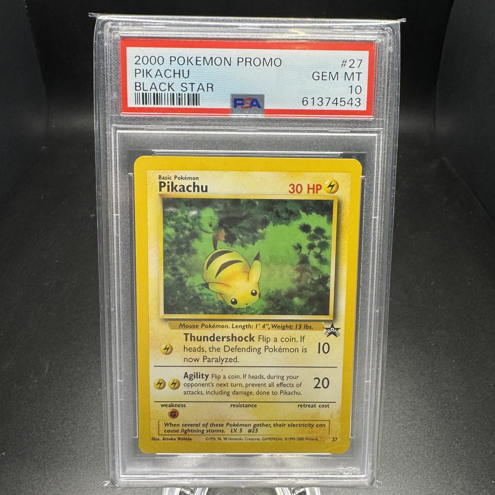 Pikachu 2000 Wizards Black Star Promo #27 Base Price Guide
