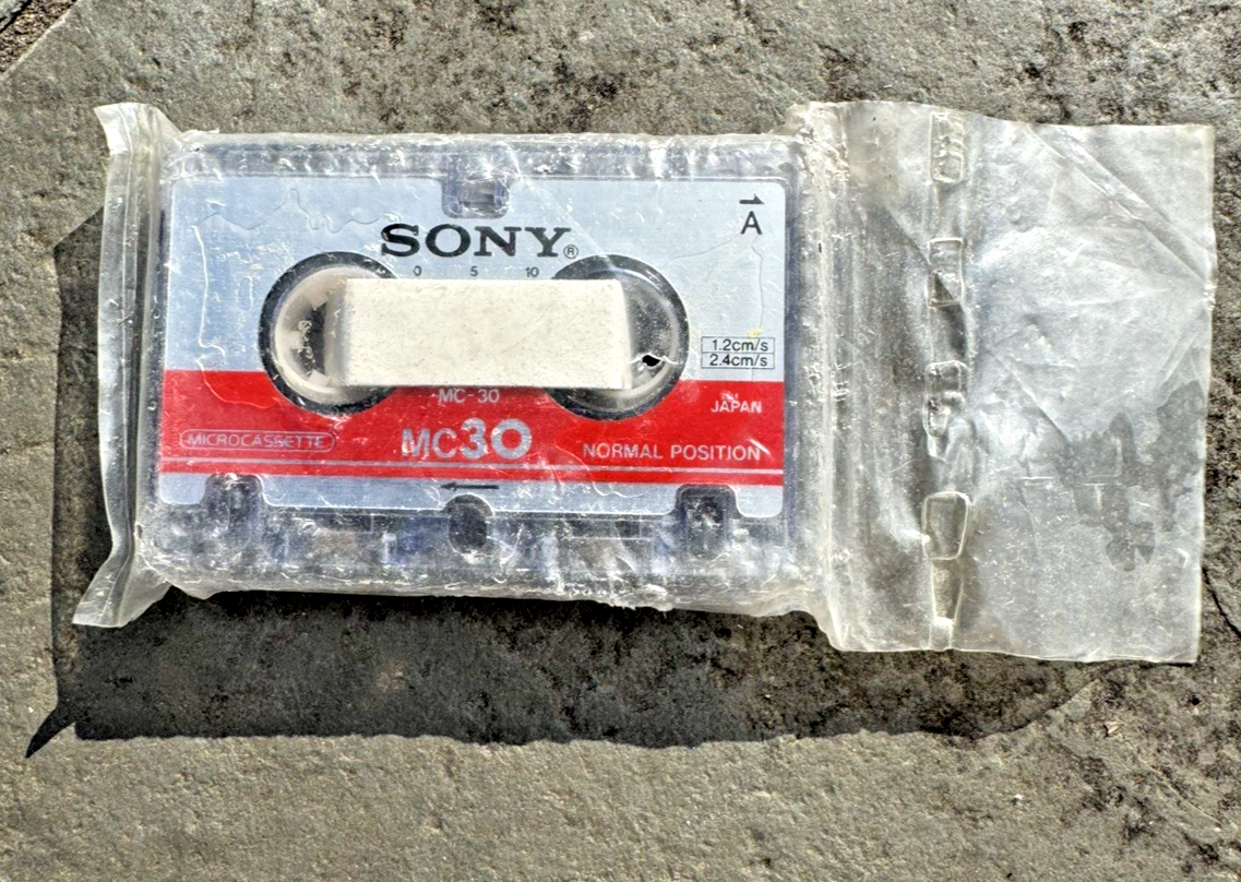 Sony MC30 Micro Cassette Tape Japan New | eBay