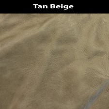 Premium Tan / Beige Upholstery Leather Hide   Genuine Furniture Leather   36  42