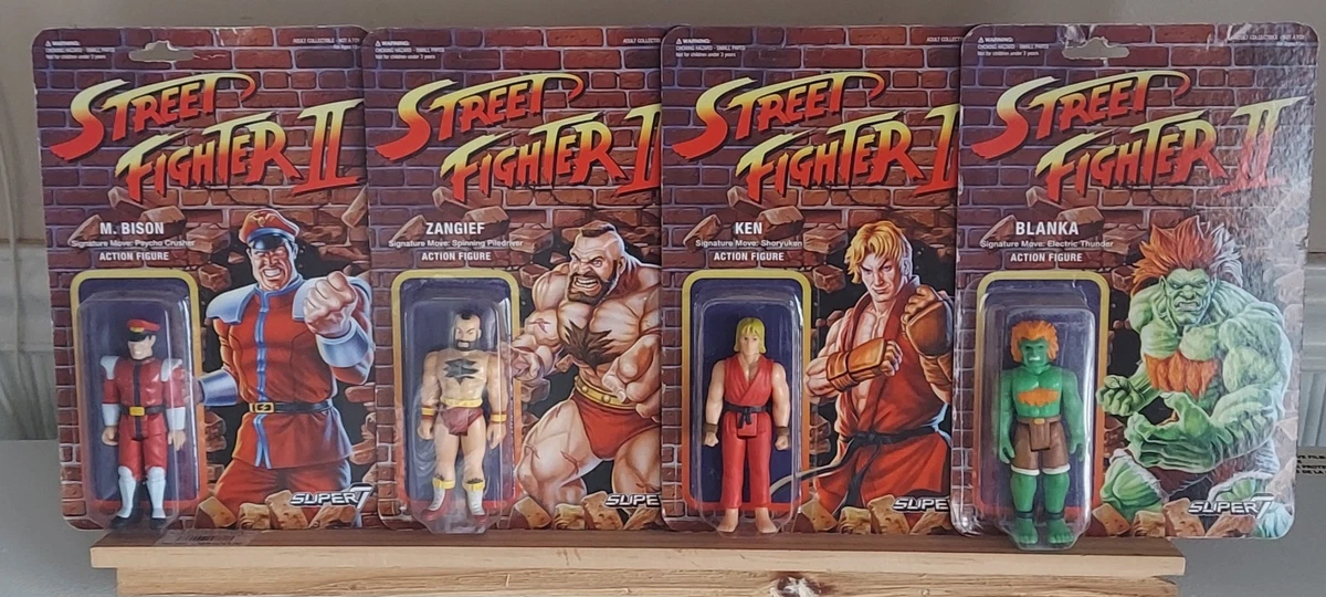 Pack 3 Figures Cosmix Muscle man exogini New Street Fighter II Capcom Super7