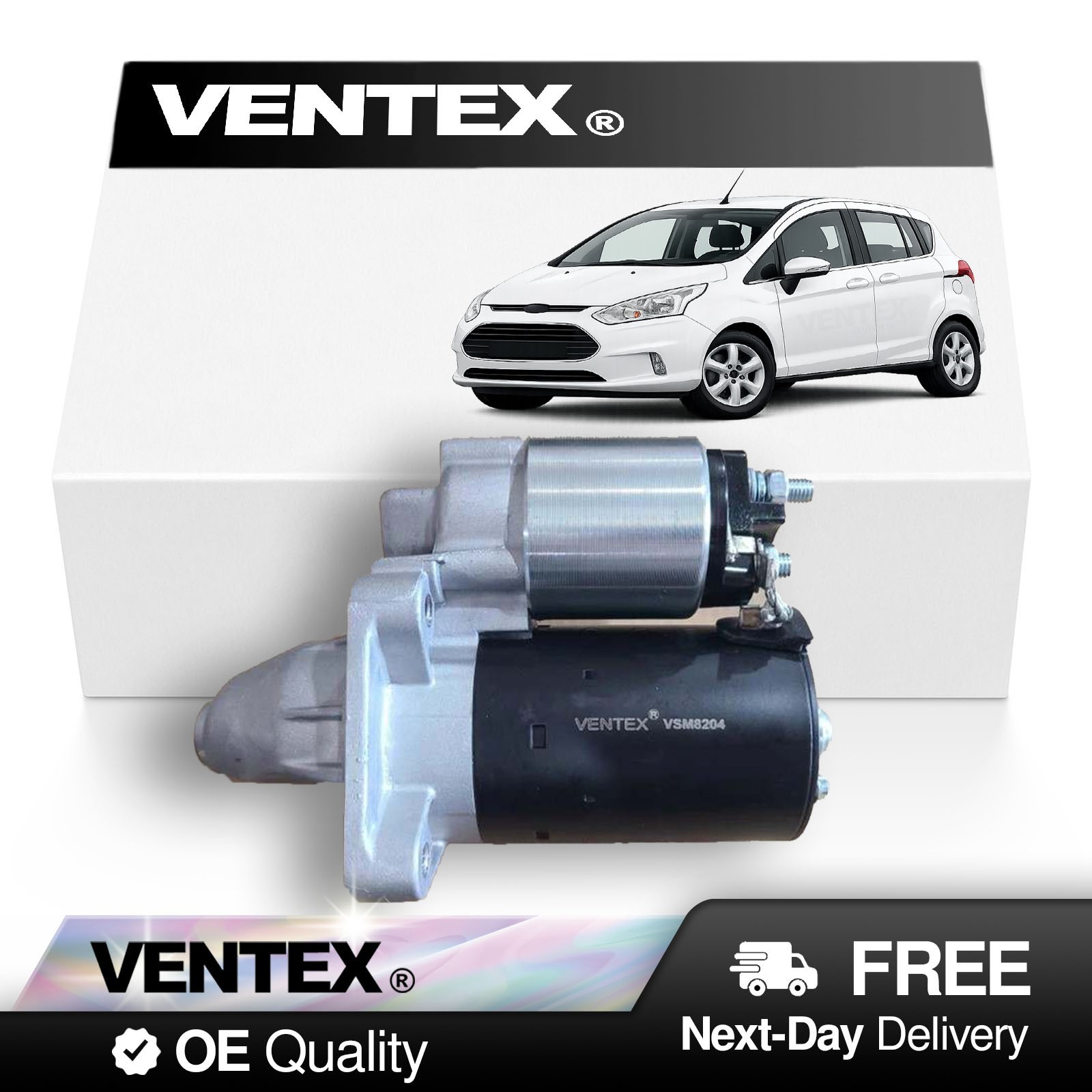 VENTEX® Starter Motor for Ford B-Max C-Max Ecosport Mondeo 1.4 1.5 1.6 2007-2019