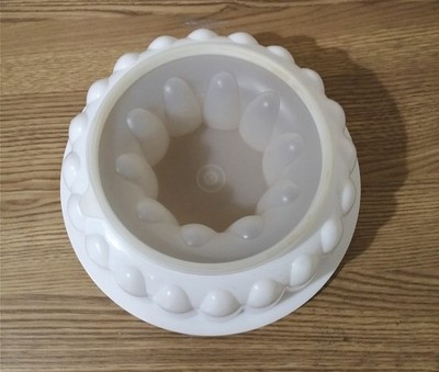 Vintage Tupperware 3 Stück Geleeform Blancmange weiß 1,5L