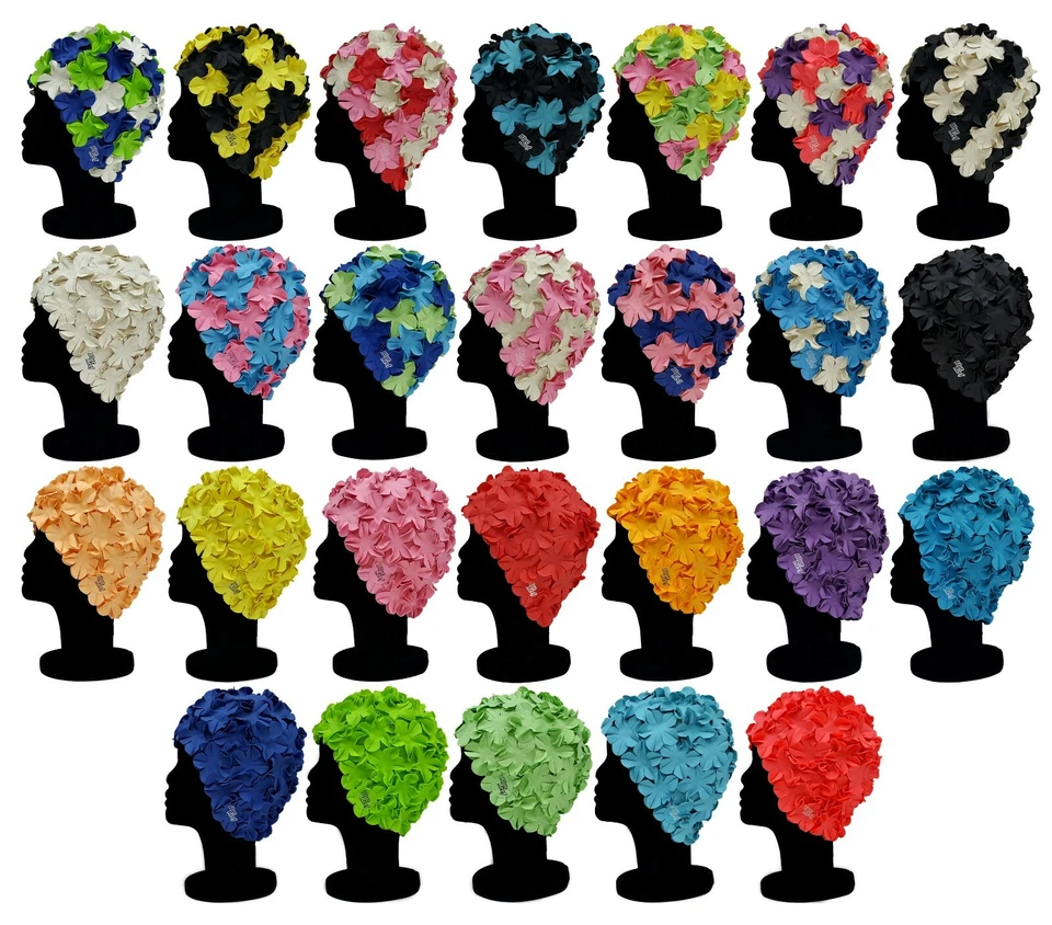 BLUE REEF Blumenmuster isla Damen Vintage Blume Erwachsene Schwimmen Hut No Band