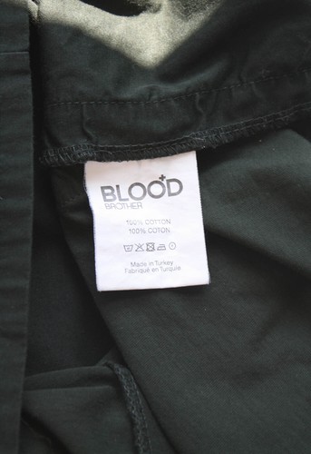 Blood Brother Crew Neck T-Shirt with Ribbon Detail Size Medium - Picture 6 of 6
