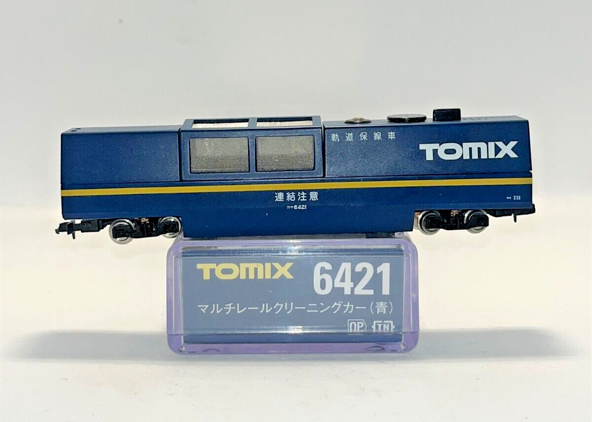 N Scale Tomix 6421 Blue Track Cleaning Car Original Box A | eBay