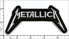 26 Pcs Embroidered Iron on patches Megadeth Metallica Rock 120x55mm AP056sAb