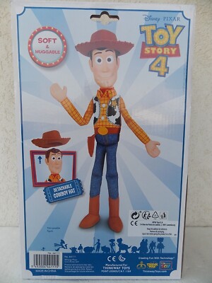 woody toy story 4 thinkway toys 64111 ragdoll tessuto figure