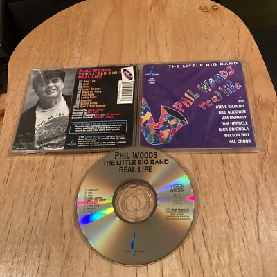 Phil Woods & The Little Big Band   Real Life CD 1st US press cannonball adderley