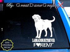 Labrador Retriever PARENT S  2 - Vinyl Decal Sticker /Color Choice-HIGH QUALITY