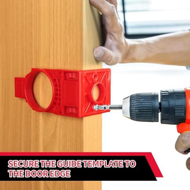 Door Lock Installation Kit,Door Hole Drilling Kit for Deadbolts and8062