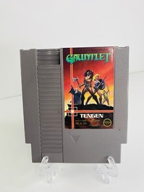 NES Nintendo - Gauntlet - Tengen Gray Cart In Box *NO Manual or Poster*