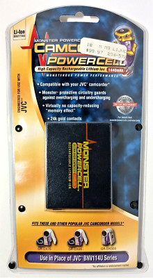 Vtg Monster Powercell 1440mAh Li-Ion Camcorder Battery Factory Sealed