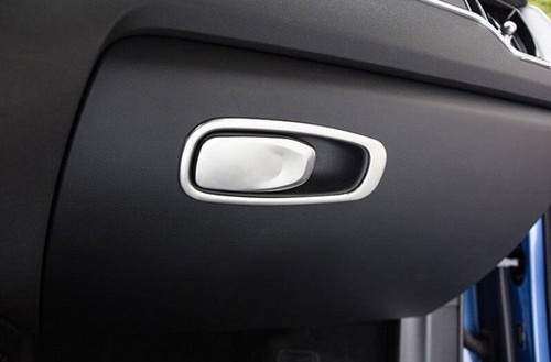 Caja de almacenamiento copiloto titanio plateado para Volvo XC60 2018-2023 mango tazón moldura - Imagen 11 de 20