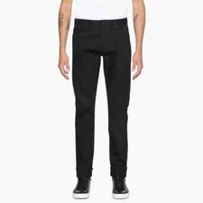 The Unbranded Brand L117515 Men's Black Ub144 Skinny Fit Jeans Size 31