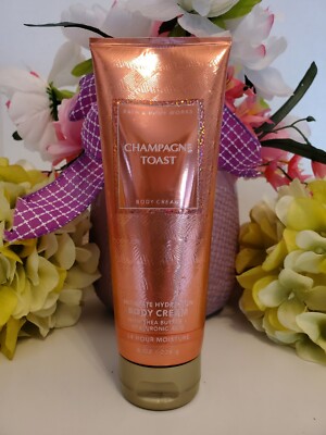 Bath & Body Works '' Champagne Toast '' Ultimate Hydration Body Cream 8 oz ~ NEW