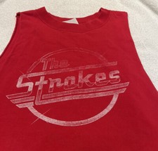 Vintage Strokes  Promo T Shirt  - Size Large - Sleeveless Tank Top