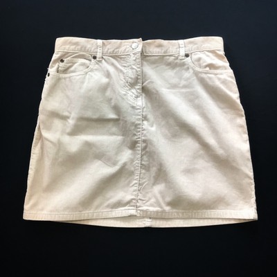 J Crew Women S Size 8 Tan Corduroy Mini Pencil Skirt Pockets