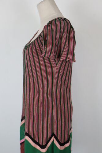 MISSONI VESTITO DONNA TG. 42 DRESS WOMAN MADE IN ITALY CASUAL VINTAGE COTONE - Photo 4 sur 7