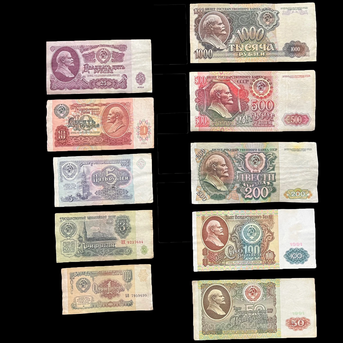 1961 俄罗斯纸币| eBay