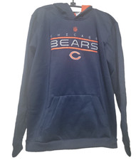 Chicago Bears NFL Team Apparel Navy Blue Hoodie Sweatshirt Youth Boys XL 18