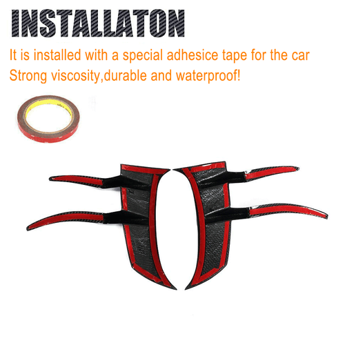 Für Mercedes Benz AMG GT R 16-19 Carbon Front Splitters Flaps Stoßstangen Canard - Bild 10 von 11