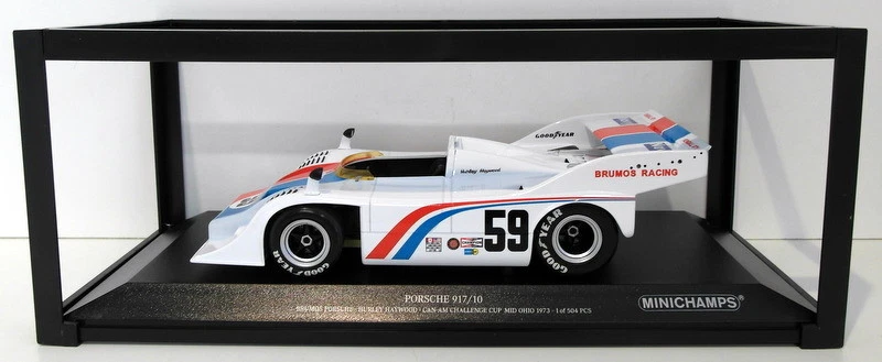 Minichamps escala 1/18 155 736559 - Brunos Porsche Hurley Haywood Can-Am Cup 1973 - Imagem 4 de 4