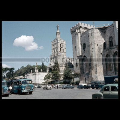 Photo L.000112 NOTRE-DAME DES DOMS PALAIS DES PAPES AVIGNON 1960