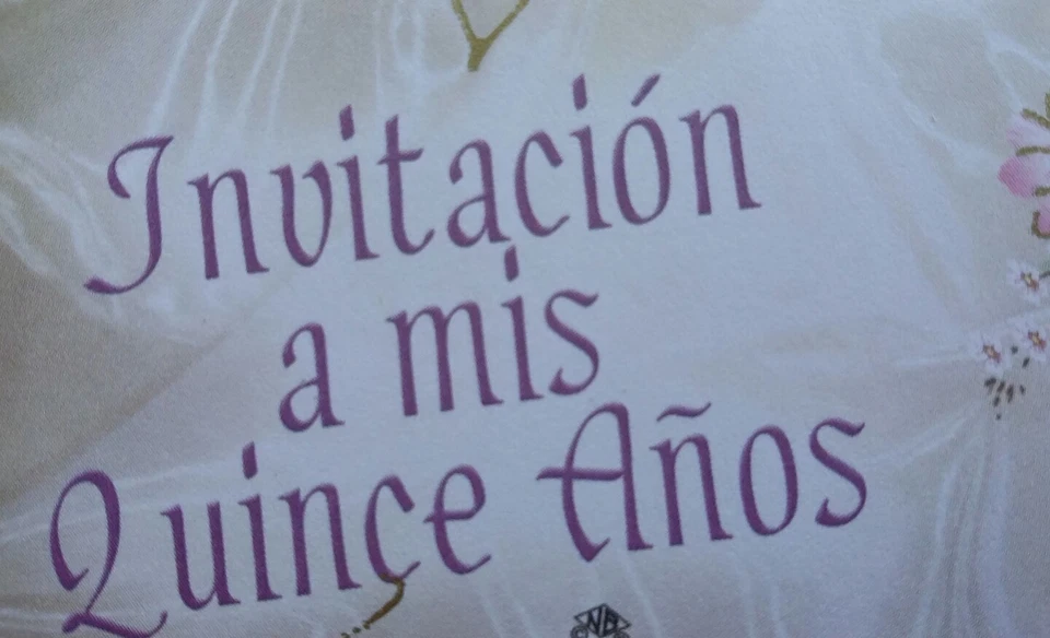 Invitaciones de Quinceañera Fiesta,Favors15anos Foto 4 de 4