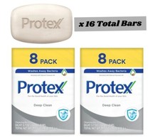 16 Bars 3.7 oz. PROTEX DEEP CLEANING ANTIBACTERIAL SOAP BAR JABON Family PK