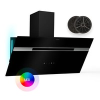 Klarstein Cooker Hood 90 cm Extractor Hood Wall Hood 600 m³/h LED light silent 