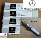 New Genuine OEM Mercedes A 270 159 07 00 - Set of 4 Spark Plugs ** SHIPS FREE