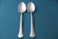 Oneida SPRING GLEN Serving Tablespoon 2pc Set Stainless Canada 8"