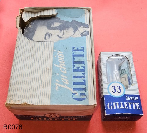 Gillette NOS Tech Set No33 Frankreich 1953