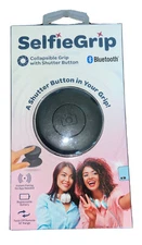 Oncore Innovations Selfie Grip, Collapsible Phone Grip Shutter Button Bluetooth 