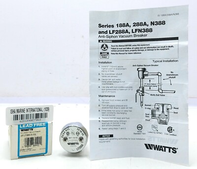 Watts 3/8'' LF288A Anti-Siphon Vakuumventil