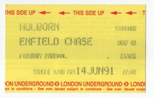 Holborn 03 to Enfield Chase - UTS London Underground ticket