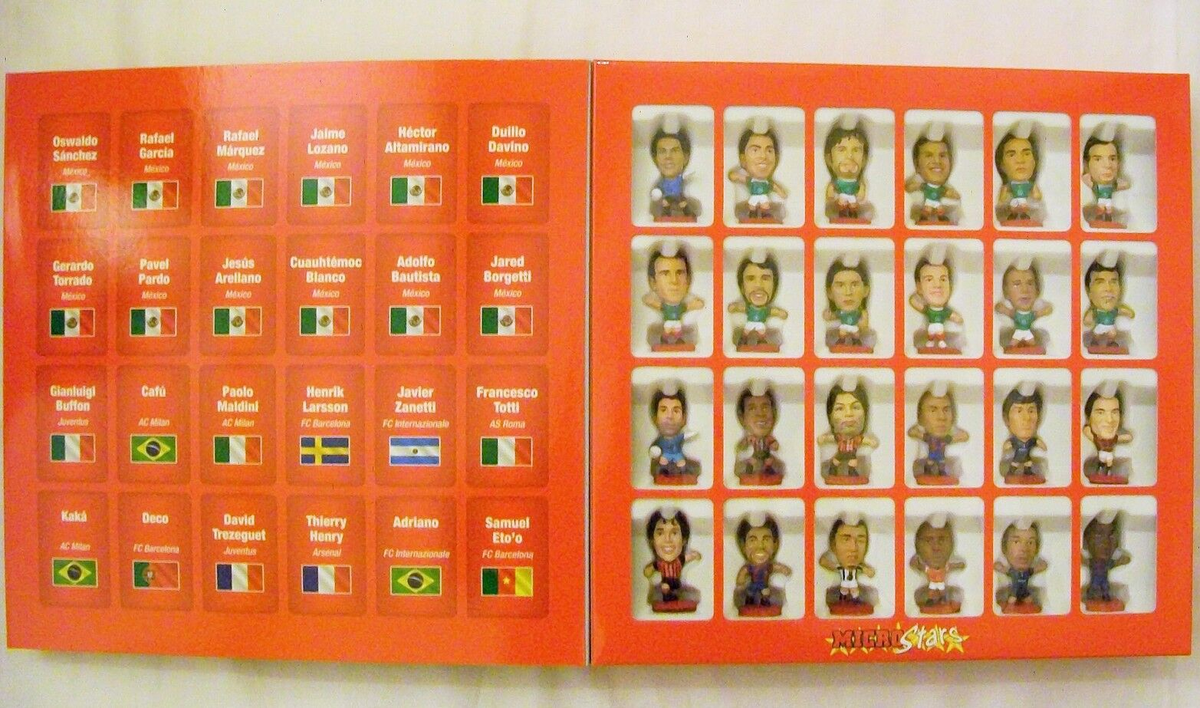 Corinthian Microstars COCA COLA 24 Player Box - European Team Kits