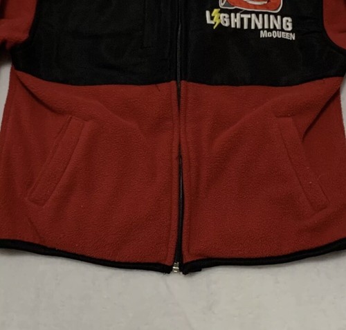 Disney Cars Jacket Coat Boys Size 6 Youth Red Lightning McQueen Full Zip - Picture 4 of 12