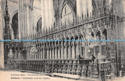 R428984 Amiens Cathedrale Cote des Stalles Leon Caron