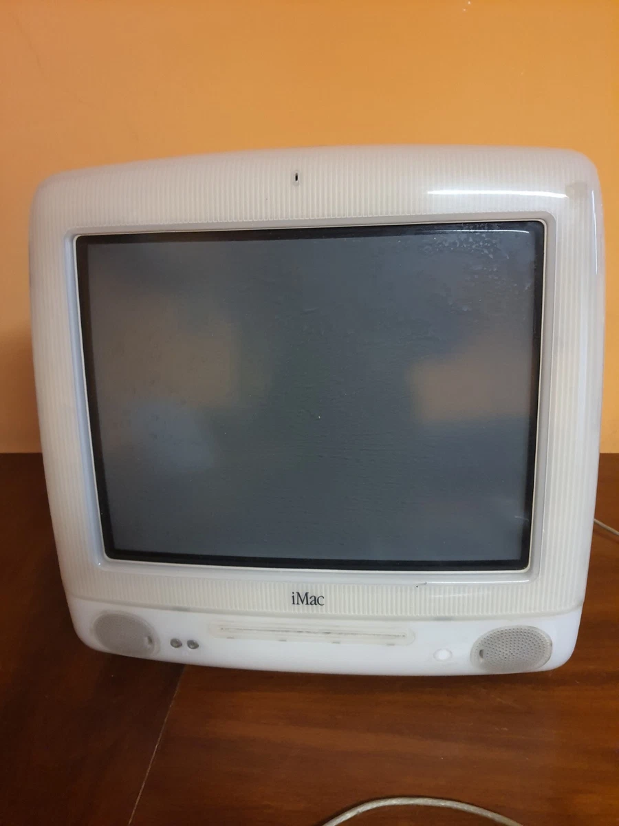 Apple iMac G3 Power bonito usado pero como nuevo y equipado con discos originales