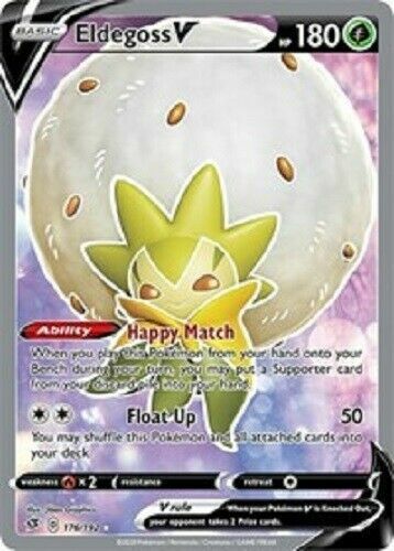Pokemon - Rebel and Clash - Eldegoss V - 176/192 - Full Art - NM/M