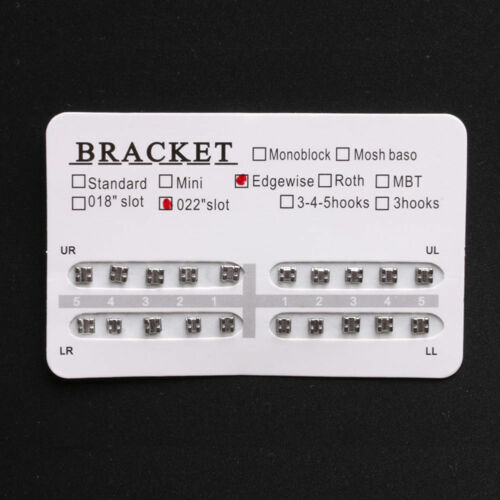 Dental Bracket Ultradünner Monoblock MIM Edgewise ROTH MBT 022 018 345 Haken - Bild 2 von 48