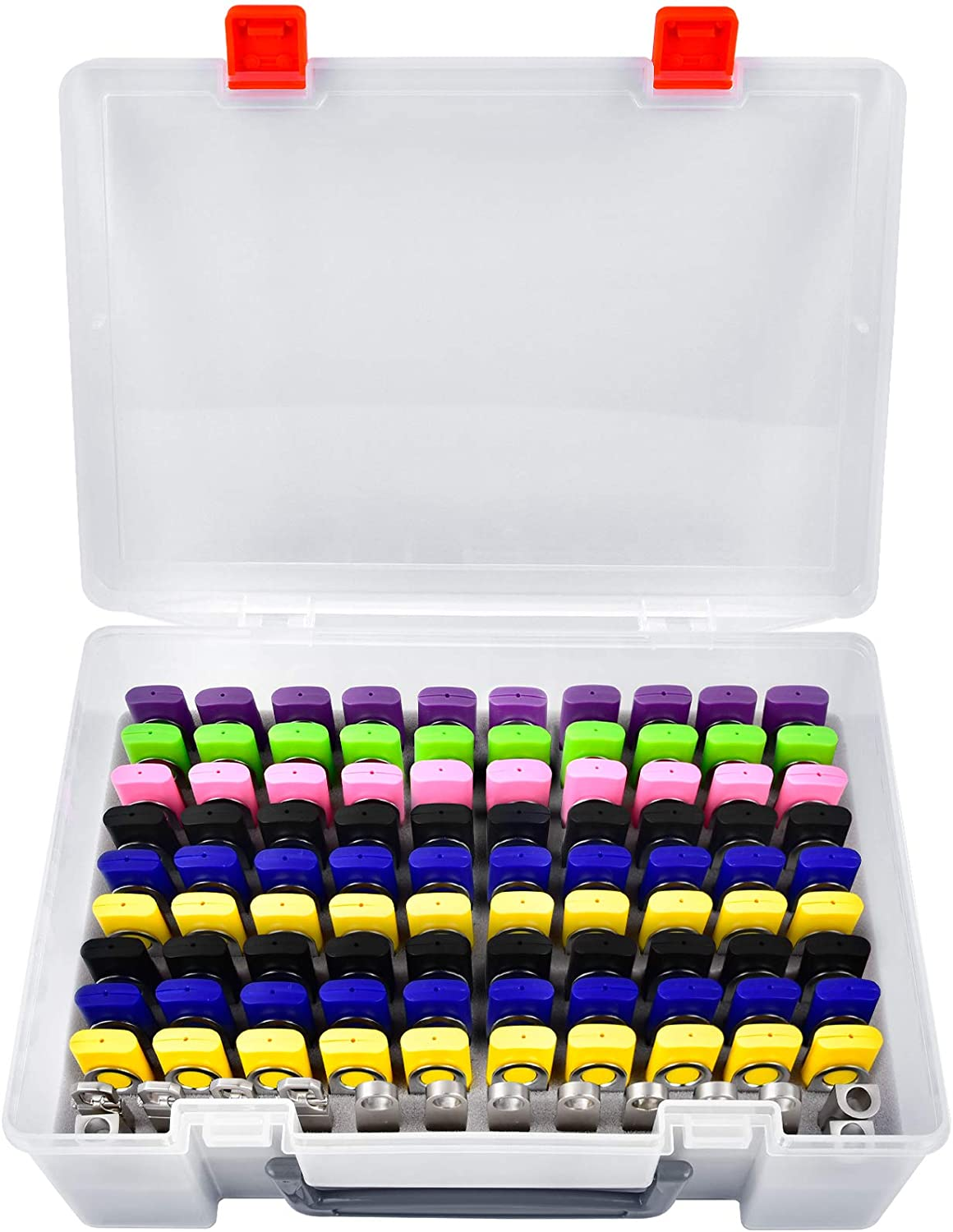 Flash Drive Case USB Memory Stick SD Card Storage Organizer- Holds 104Pcs Thumb