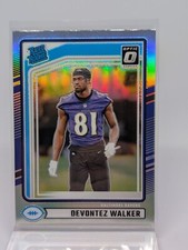 2024 Panini Donruss Optic Preview Devontez Walker  #345 Silver  Holo Prizm