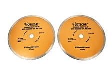2PC 7" Diamond Blade Wet Continuous Cutting Disc 5/8" Arbor Diamond Cut 570135